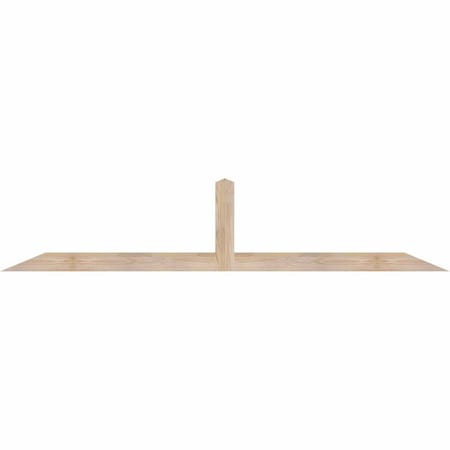 Ekena Millwork Portland Smooth Timber Gable Bracket, Douglas Fir, 84"W x 17"H x 1 1/2"D x 3 1/2"F, 5/12 Pitch GBW084X17X0204POR00SDF